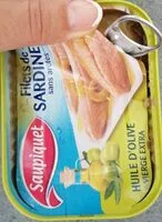 Mängden socker i Filets de sardines à l'huile d'olive vierge extra