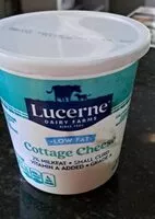 Mängden socker i Lucerne low fat cottage cheese