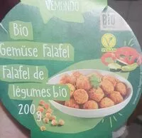 Mängden socker i Falafel de légumes bio