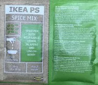 Mängden socker i Spice Mix