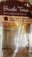 Mängden socker i brioche tressée aux perles de sucre
