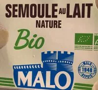 Mängden socker i Semoule de lait nature bio
