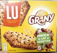 Mängden socker i Grany chocolat lait et noisettes