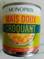 Mängden socker i Maïs doux croquant