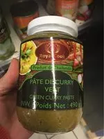 Mängden socker i Pate de curry vert