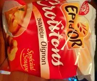 Mängden socker i Croûtons saveur oignon