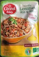 Mängden socker i Cuisine Lentilles Riz & Soja