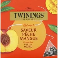 Mängden socker i Thé vert - saveur Pêche Mangue
