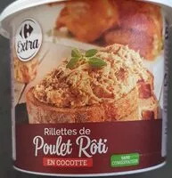 Mängden socker i Rillettes de poulet rôti en cocotte