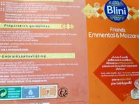 Mängden socker i Friands Emmental & Mozzarella