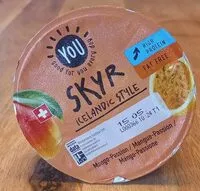 Mängden socker i Skyr mangue-passion