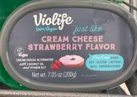 Mängden socker i Cream cheese strawberry flavor