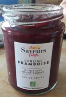 Mängden socker i sublime framboise
