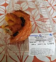 Mängden socker i Pains aux raisins