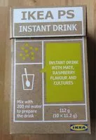 Mängden socker i Ikea PS Instant Drink