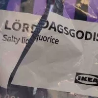 Mängden socker i lördagsgodis salty liquorice