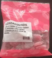 Mängden socker i LÖRDAGSGODIS