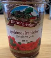 Mängden socker i Confiture de frambouse