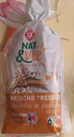 Mängden socker i brioche tressée céréales et graines