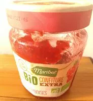 Mängden socker i confiture extra bio framboises