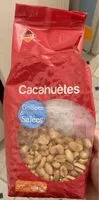 Mängden socker i Cacahuètes