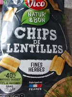 Mängden socker i chips de lentilles