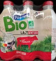 Mängden socker i Lait entier bio