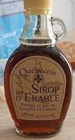 Mängden socker i Sirop d'érable