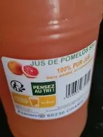 Mängden socker i Jus de pamplemousse