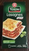 Mängden socker i Lasagnes à garnir