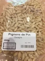 Mängden socker i Pignons de pin