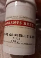 Mängden socker i Colorant alimentaire rouge groseille