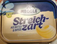 Mängden socker i Meggle Streich-zart