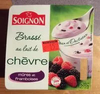 Mängden socker i Brassé au lait de chèvre , mûres et framboises