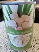 Mängden socker i Cœur de palmier