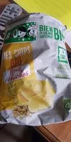 Mängden socker i mes chips bio de pois chiches