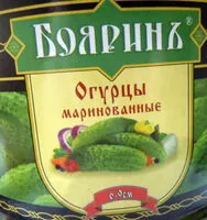 Mängden socker i Огурцы маринованные 6-9 см