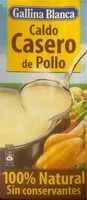 Mängden socker i Caldo Casero de Pollo