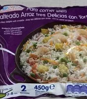 Mängden socker i Salteado arroz 3 delicias con tortilla