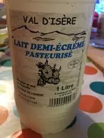 Mängden socker i Lait demi-écrémé pasteurisé
