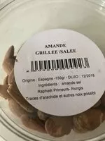 Mängden socker i Amande grillée, salée