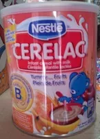 Mängden socker i CERELAC, Céréale infantile lactée