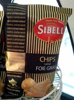 Mängden socker i Chips Saveur Foie Gras