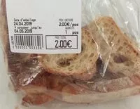 Mängden socker i Croutons