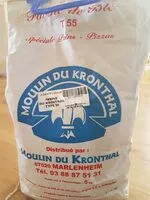 Mängden socker i Farine de blé T 55