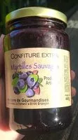 Mängden socker i Confiture extra myrtilles sauvages