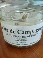 Mängden socker i Pâté de campagne