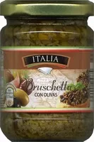 Mängden socker i Bruschetta con olivas