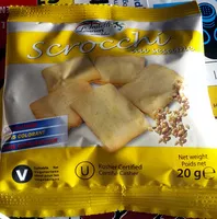 Mängden socker i Scrocchi au sésame