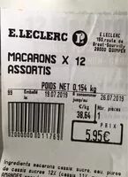 Mängden socker i Macarons assortis